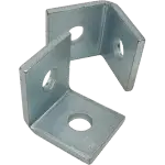 L Shaped Angled Strut Fitting Pre Galvanized