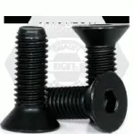 Metric 12.9 Flat Socket Cap, Din 7991, Thermal Black Oxide, Alloy