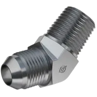 Steel, SAE J514 37° Flare 45° Male Elbow – 1\