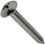 Self Tapping Screw, Phillips Truss Head, Type A, Stainless Steel 18 8