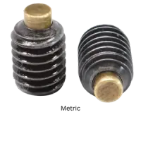Metric Brass Tip Set Screws, Plain, Alloy