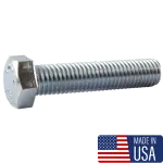 USA Grade 5 Hex Tap Bolt, Zinc CR+3
