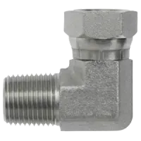 02 MP x 02 FPS 90° Elbow Forged Hydraulic Adapter Fitting
