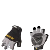 Ironclad MFI2-05-XL MACH-6 Vibration Impact Gloves, Fingerless, Black, Size X Large