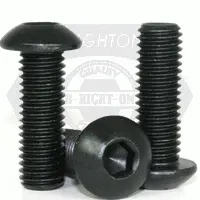 Button Socket Cap, Thermal Black Oxide, Alloy (Inch)