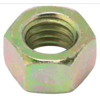 HEAVY HEX NUT YELLOW ZINC
