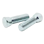 Clipped Head Grade 5 w/ Hex Nuts Zinc Cr+3