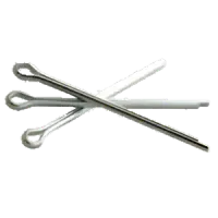 Cotter Pins, Extended Prong Square Cut, Zinc Cr+3