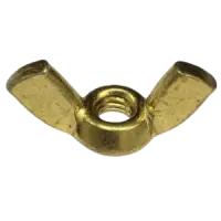 #10‑24 Brass Wing Nut, Type A, Light Series 