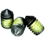 Cone Point Socket Set Screws, Nylon Patch