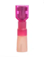 Heat Shrink Male Bullet Connector - Red 22-18 AWG - Electrical Wire Connectors Kit - Tinned Copper - Automotive Marine Crimp Con