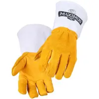 Maximus™ Premium Cowhide Stick Glove – Medium, Precision Comfort