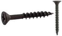 Particle Board Screws, Plain, Hardened (Inch)