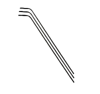 Hex Keys 6150 Crv Alloy, Long Arm, Black (Import) (Inch)