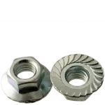 Serrated Flange Hex, Case Hardened, Zinc Cr+3 