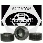 Pipe Plugs, Hex Flush Seal 7/8 Taper, Black Alloy (Usa)