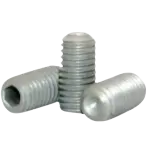 Metric Cup Point Set Screws, 45H Iso 4029 / Din 916, Zinc Bake Cr+3, Alloy