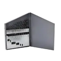 13 Piece High Speed Steel Screw Machine Drill Bit Set