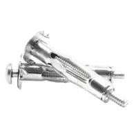 Hollow Wall Anchor, Pan Head, Phil/Slot Combo, Zinc Cr+3 (Inch)