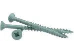 Phillips Combo Drive Deck Screws, Green, Acq Compatible