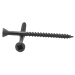Square Drive Bugle Head Deck Screws, Phosphate, Hardened
