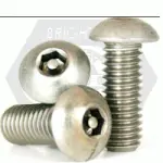 Button Socket Cap, Tamper Resistant, Stainless Steel 18 8 