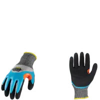 Ironclad SKC4SNW2-01 XS COMMAND Knit A7 Insulated Gloves, Touchscreen, Vend Packed, Blue & Black, Size X Small