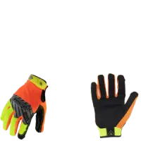 Ironclad IEX-HVP-02-S Command Pro Gloves, Touchscreen, Hi-Viz Yellow & Orange, Size Small
