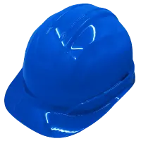 Bullhead Safety™ Head Protection – Blue Cap Style Hard Hat