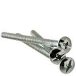 Machine Screw, Truss Head Phillips/Slotted Combo, Zinc Cr+3 