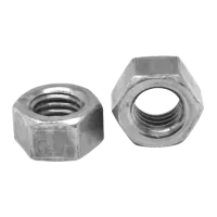 Left Hand, Finished Hex Nuts, Plain (Inch)