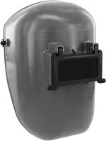 Tigerhood Classic Welding Helmet, #10, Gray, 2 in x 4-1/4 in Window