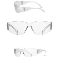 Ironclad EYV-C Visitor Safety Glasses, anti-scratch anti-fog, clear Lens