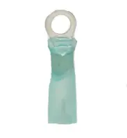 Ring Terminals #10 Blue 16-14 AWG -M4 - Electrical Connectors - Heat Shrink Wire Connector Kit - Tinned Red Copper - Automotive 