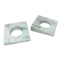 Square Beveled Malleable Washer, Hdg (Inch)