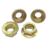 Metric Class 8, DIN 6923, Zinc-Yellow CR+6