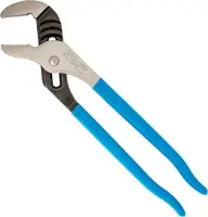 Tongue and Groove Pliers, 12 in OAL, 7 Adjustments, 440® Straight