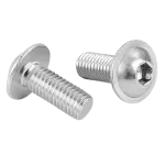 Metric Stainless A2 Button Flange Socket Screw, ISO 7380 2