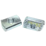 Strut Nuts Zinc Clear CR+3