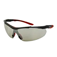 Flex Wraparound Indoor/Outdoor Mirror Lens Safety Glasses with Anti-Scratch – ANSI Z87.1 & AS/NZS 1337.1 Certified Protection
