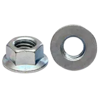 Metric Class 10, Non Serrated, DIN 6923, Zinc CR+3