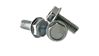 Machine Screw, Indented Hex Washer Head Unslotted, Zinc Cr+3 (Inch)