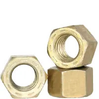 Metric Class 10, Din 934, Zinc Yellow