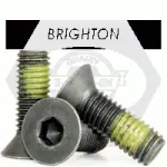 Flat Socket Cap, Nylon Patch, Thermal Black Oxide, Alloy 