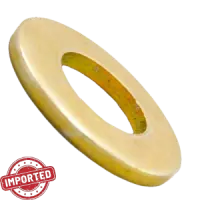 Sae Flat Washer, Thru Hardened, Zinc/Yellow (Import) (Inch)