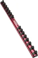 Magnetic Aluminum Socket Rail, 3/8\