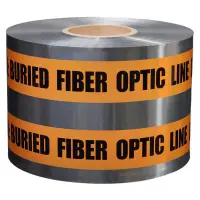 Fiber Optic Orange Detectable Underground Tape – 6 Inch for Utility Marking