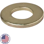 Sae Flat Washer, Thru Hardened, Zinc Cr+3