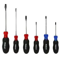 6 Piece  ACETATE SCREWDRIVER SETS