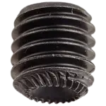 Metric Knurled Cup Point Socket Set Screws, 45H Iso 4029